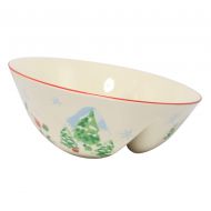Lenox Dinnerware, Holiday Inspirations & Illustrations Divided Angle Bowl Sleigh