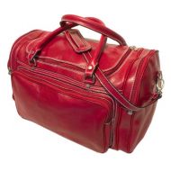 Floto Luggage Italian Torino Duffle Suitcase, Tuscan Red, Large