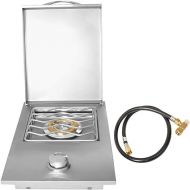 Stanbroil Built-in Stainless Steel Side Burner for Outdoor Kitchen - Liquid Propane Only