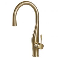 HOUZER Houzer VISPD-869-BB Vision Hidden Pull Down Kitchen Faucet, Brushed Brass