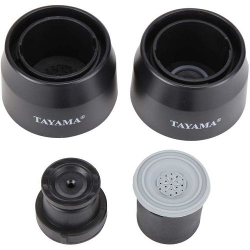  [아마존베스트]Tayama TMS-838 Portable Hot/Cold Espresso Machine, one size, Black
