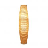 Haodan electronics Floor Lamps Bamboo Wicker Rattan Shade Vase Floor Lamp Fixture Rustic Asian Japanese Nordic Art Light Fitting Luminaire (Color : 30130cm)