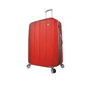 Mia Toro Italy Mezza Tasca Hardside Spinner Luggage Carry-on, White