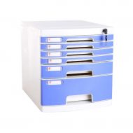 QSJY File Cabinets Document Storage Cabinet, Desktop Extension Drawer Lockable Office Organizer (Plastic),29.539.432.5CM (Color : A)