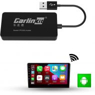 CarlinKit Wireless CarPlay&Wired Android Auto USB Dongle fit for Android Car Radio with Android System 4.4.2 or Above,for iOS 10 +,Android 11 +(Only Support Install Autokit app in