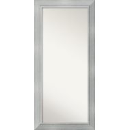 Amanti Art Full Length Mirror | Romano Silver Mirror Full Length | Solid Wood Full Body Mirror | Floor Length Mirror 31.25 x 67.25