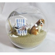 Beachball Sandglobe Puppy Dog Sphere, 4 Inch Diameter, Beagle