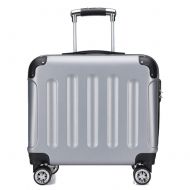 AmazonBasics YSZG 17-inch Luggage, Childrens Travel Pull, Pole Box, Universal Wheel Travel, Boarding, Luggage,-Grey