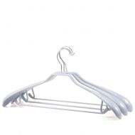 XWUHAN Household Suit Hanger Wide Shoulderless Hanger Wet Clothes Rack-A