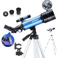 AOMEKIE Telescopes for Kids with K6/25 Eyepieces Telescopes for Astronomy Beginners and Adults with Adjustable Tripod 70mm Astronomical Telescopes with Phone Adapter Childrens Day