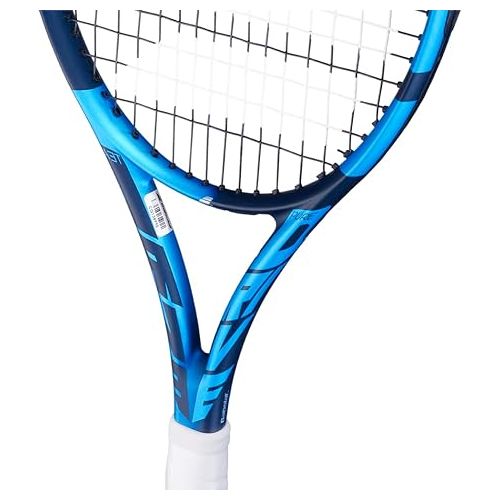 바볼랏 Babolat Pure Drive Team Tennis Racquet (10th Gen) - Strung with 16g White Babolat Syn Gut at Mid-Range Tension