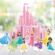 AmscanDisney Princess Pink Castle Party Table Decoration Kit, 9 Pc, 282357