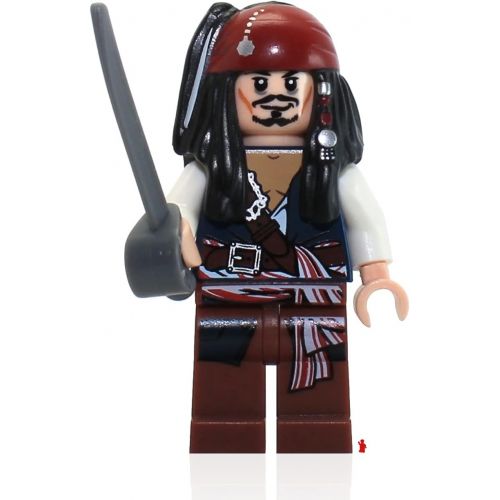  Jack Sparrow Lego Pirates of the Caribbean Minifigure (Loose)