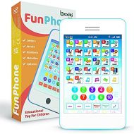 Boxiki kids Learning Pad / Kids Phone with 6 Toddler Learning Games. Touch and Learn Toddler Tablet for Numbers, ABC and Words Learning. Educational Learning Toys for Boys and Girls - 18 Month