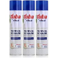 [아마존베스트]3x Emsal Tuba Carpet Foam Fast 600 ml Deep Cleaning and Fibre Care