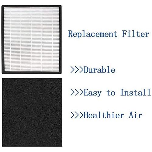  ANBOO FLT5900 Filter J Replacement - Compatible with GermGuardian FLT5900, 2 Replacement Post-Filters J + 4 Per-Filter for AC5900WCA and AC5900WDLX