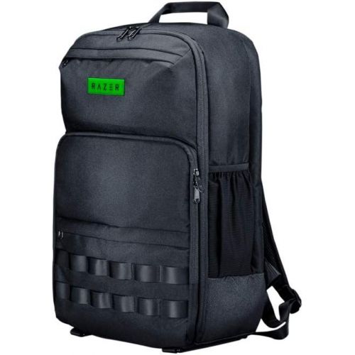 레이저 Razer Concourse Pro 17.3 Backpack: Tear Resistant Bottom - Front Utility Flap for Greater Accessibility - Scratch-Proof Interior - Padded Mesh Weave Straps - Fits 17 inch Laptops -