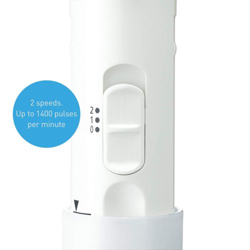 파나소닉 [무료배송]Panasonic Portable Water Flosser, 2-Speed Battery-Operated Oral Irrigator with Collapsible Design for Travel ? EW-DJ10-W (White)