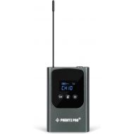 Phenyx Pro Portable Bodypack Transmitter, 900 MHz UHF Bodypack with 3-Pin XLR and 15 Selectable Frequencies, Compatible with PDP-1/2 in 900MHz UHF Band (PWB-P-900)
