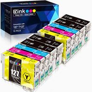 E-Z Ink (TM) Remanufactured Ink Cartridge Replacement for Epson 127 T127 to use with NX530 625 WF-3520 WF-3530 WF-3540 WF-7010 WF-7510 7520 545 645 (4 Large Black, 2 Cyan, 2 Magent