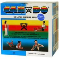 Cando CanDo Twin-Pak Latex-Free Exercise Band, Red, 100 Yard