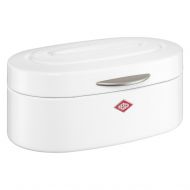 Wesco Single Breadbox Elly Steel Bread Box, White, 32 x 19.4 x 14 cm