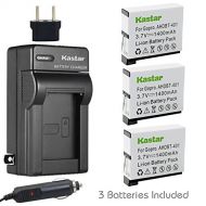 Kastar Battery (3-Pack) and Charger Kit for GoPro HERO4 and GoPro AHDBT-401, AHBBP-401 Sport Cameras