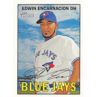 Autograph Warehouse Edwin Encarnacion baseball card (Toronto Blue Jays Slugger) 2016 Topps Heritage #292
