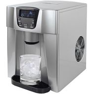 Gino Gelati GG-500 Water Digitaler Eiswuerfelbereiter mit Eiswasserfunktion Eiswuerfelmaschine