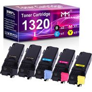 MM MUCH & MORE Compatible Toner Cartridge Replacement for Dell 1320c 310 9058 310 9060 310 9062 310 9064 High Yield to Used with Color Laser 1320c Printer (2 x Black, Cyan, Magenta