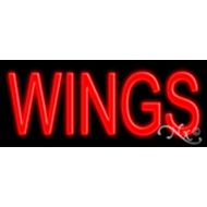 Light Master 24x10x3 inches Wings NEON Advertising Window Sign