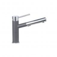Blanco 441619 Alta Compact 1.8 GPM Kitchen Sink Faucet with Pull Out Spray and Cinder Body, Small, Chrome