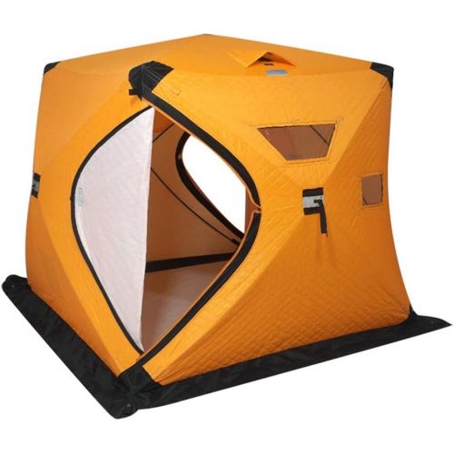  WALNUTA 2-3Person Winter Ice Fising Tent Thickened Cotton Warm Cotton Tent Large Space Outdoor Camping Tourist Automatic Tent (Color : D, Size : 1.8 * 1.8 * 1.65m)