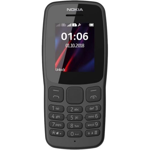  [아마존베스트]Nokia 106 Single Sim (2018) TA-1190 Dual-Band (850/1900) Factory GSM Unlocked Feature Phone (International Model)