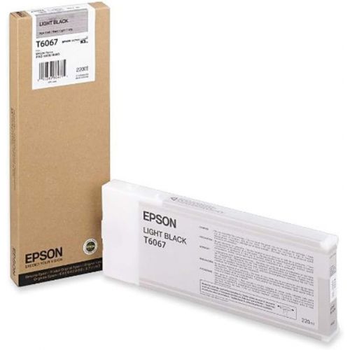 엡손 Epson UltraChrome K3 Ink Cartridge - 220ml Light Black (T606700)
