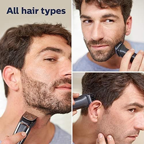필립스 Philips Norelco Multigroom Series 3000 MG3750 / 50 Beard Face and Body Hair Trimmer for Men 13 Accessories No Oil Blade Required