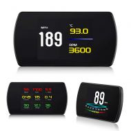 XYCING HUD Heads Up Display for Cars, Smart Digital Speedometer with TFT LCD HD Screen, OBD2 Code Scanner Speed Dashboard Display Turbine Pressure, Air-Fuel Ratio, Fuel Consumption