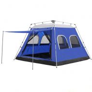 Night Cat Cabin Tents 4 6 Person, Family Camping Tents with Porch Instant Pop Up Automatic Setup Dome Tent 4 Seasons