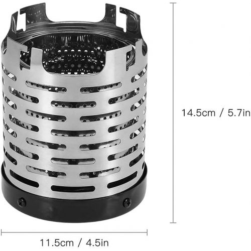  Lixada Outdoor Heater, Outdoor Portable Gases Heater Cover, Warmer Stoves Heating Cover, 4.5 5.7in (D H), Stainless Steel + Iron