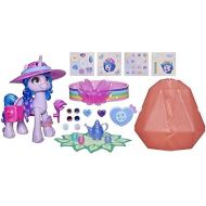 My Little Pony: A New Generation Movie Crystal Adventure Izzy Moonbow - 3-Inch Purple Pony Toy, Surprise Accessories, Friendship Bracelet