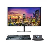 HP Z27q G3 27 Inch 2560 x 1440 QHD IPS LED-Backlit LCD Monitor Bundle with Blue Light Filter, HDMI, DisplayPort, Gel Mouse Pad, and MK270 Wireless Keyboard and Mouse Combo