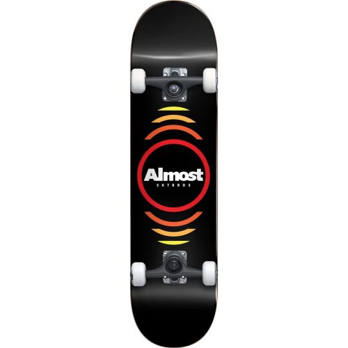  Almost Skateboards Reflex Black Mini Complete Skateboard First Push Soft Wheel