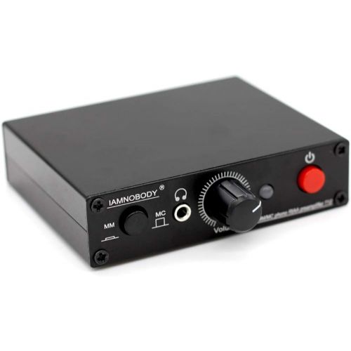  [아마존베스트]ONE Little-bear T12 MM MC cart Turntable Phono RIAA Preamp preamplifier + Headphone amplifier