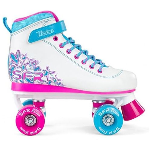  SFR VISION II PLUS Kinder Rollschuh Rollerskates Skates Madchen Frauen Rollen Inliner pink weiss lila mint silber silver