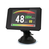 ElfAnt Car Dash Board Windshield OBD2 LCD Head up Speedometers Display Multi Gauges