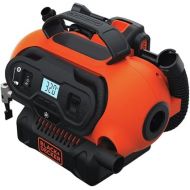 BLACK+DECKER 20V MAX* Inflator, Portable Air Compressor, 3 Modes: Cordless, 120V Corded, and 12V Car Adapter, Air Pump, Battery Sold Separately (BDINF20C)