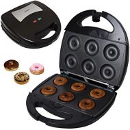 [아마존베스트]Syntrox Germany SM-1300W Stainless Steel Donut Maker with Removable Baking Plates