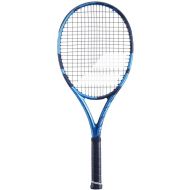 Babolat Pure Drive 107 Tennis Racquet (10th Gen) - Strung with 16g White Babolat Syn Gut at Mid-Range Tension