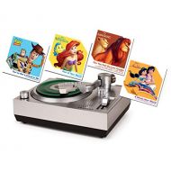 Crosley RSD3 Mini Turntable with Four Disney 3 Vinyl Records, Clear Dust Cover and Built-in Speaker