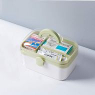WCJ Household Simple Medicine Box Medicine Storage Box Portable Green Medical Box (Size : M)
